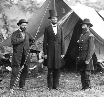 Allan Pinkerton and President Lincoln