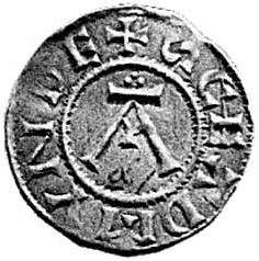 Anglo saxon silver penny