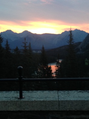 Sunrise over the Bow River